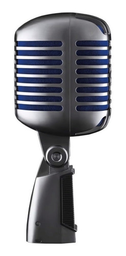 Micrófono Shure Super 55 Dinámico Vocal Supercardioide Color Plateado