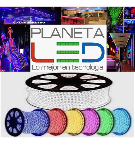 Imagen 3 de 6 de Cinta Manguera Luz Led Unicolor Y Rgb 5050 Directa A 110v