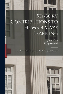 Libro Sensory Contributions To Human Maze Learning: A Com...