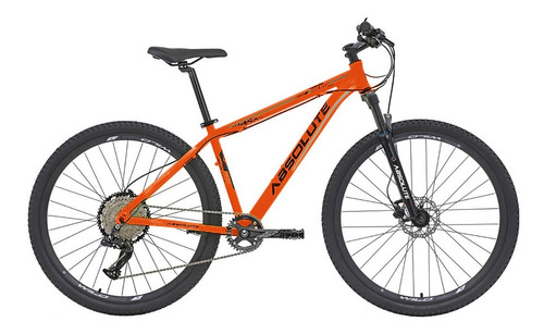 Imagem 1 de 3 de Bicicleta Absolute 12v Nero 29 Laranja Trava No Guidão Hid