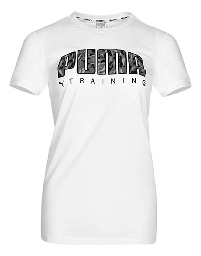 T-shirt Entrenamiento Dama Puma 52251302 Poliester Blanco