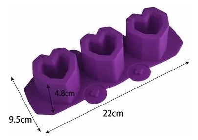 Molde Silicona,maceta,corazón,suculentas,vela,cemento,yeso