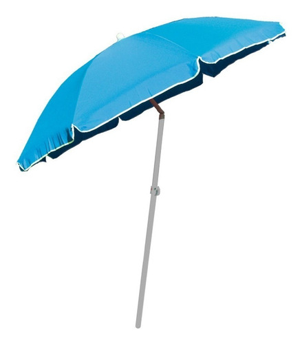 Sombrilla De Playa 2.00 Mts Reforzada Y Articulada C/funda