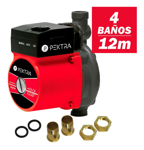 Bomba Presurizadora Elevadora Presion 4 Baños Duchas Oferta