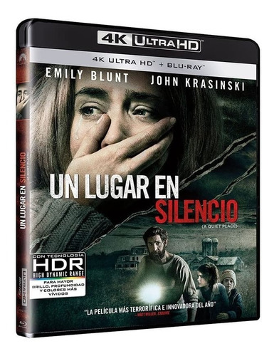 Un Lugar En Silencio | 4k Ultra Hd + Blu Ray Película Nuevo