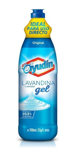 Lavandina En Gel Ayudín Original 700 Ml