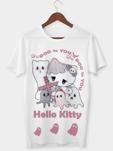 Remera Hello Kitty, Boo To You... Kawaii Aesthetic