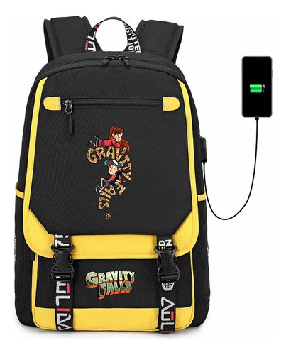 Mochilas Gravity Falls Para Niños, Niñas Y Adolescentes, Car