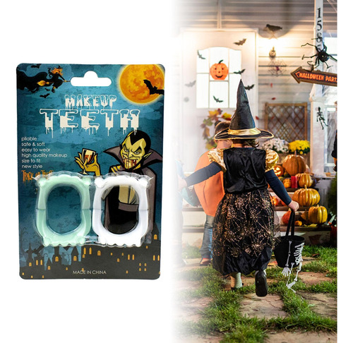 5 Colmillos Luminosos De Halloween Horribles Para Accesorios