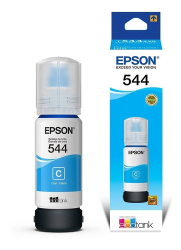 Botella Epson Ecotank T544 Cyan 65ml T544220-al 