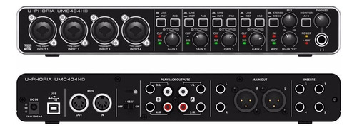 Interfaz de audio Behringer U-Phoria UMC404HD 100V/240V