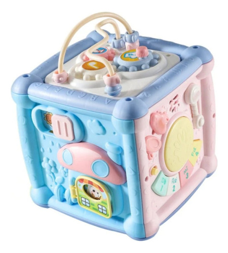 Brinquedo Cubo Pedagógico Formas Bebês Educativo Mágico Baby