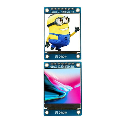 Arduino: Lcd Tft 1.3 240x240 Pix Spi St7789 Rgb Color 3.3v