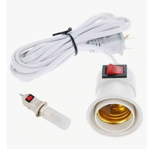 Socket Para Foco Con Cable De Extensión De 5mt De Largo