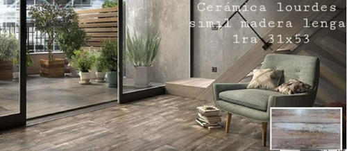 Cerámica Lourdes Madera Lenga 31 X 50 Cm 1° P/piso Ceramisur