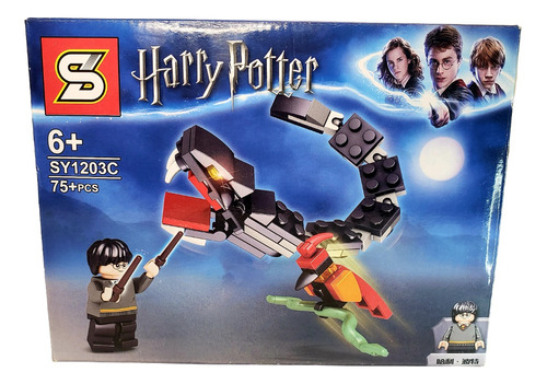 Lego Simil Harry Potter Pack Personaje + Criatura (x3)