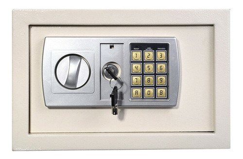 Caja Fuerte De Seguridad Digital Alarma Bloqueo Con 2 Llaves