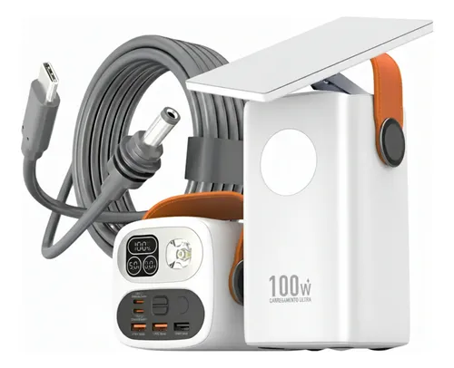 Bateria Portátil 60000 Mah, Power Bank 100w Cabo Sartlink 3m