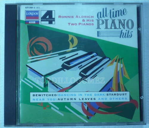 Cd Ronnie Aldrich And His Two Pianos 1985 Germany  