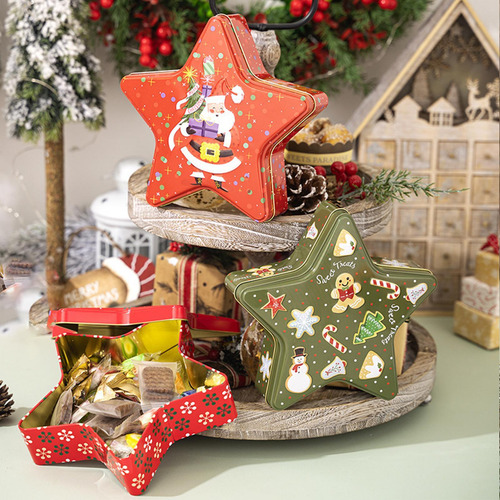 Latas De Galletas Navideñas Latas De Galletas Con Tapas Lata