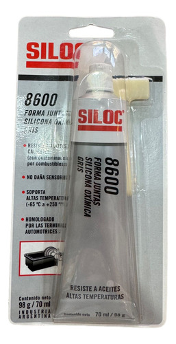 Forma Juntas Siloc 8600 Gris 98g Sellador Para Juntas