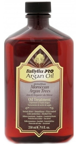 Aceite De Argan Babyliss Puro Botella Tamaño Grande 250 Ml