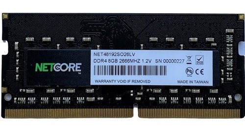 Memória RAM  8GB 1 Netcore NET48192SO26LV