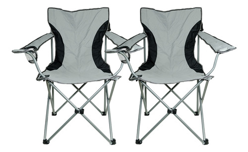 Silla Sillón Camping Playa X 2 Plegable Director Ct