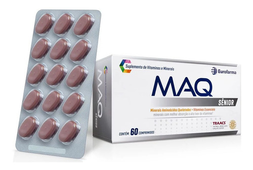 Suplemento Vitamínico Maq Sênior 60 Caps