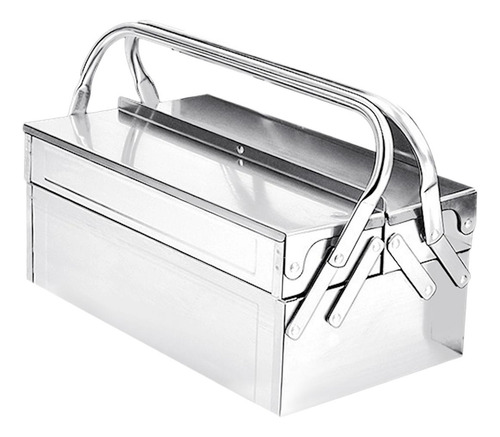 Caja De Almacenamiento De Herramientas, 460mm Doble Capa