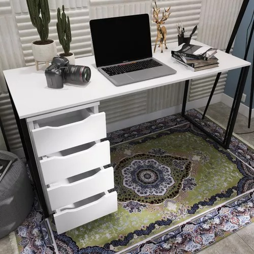 Mesa Gamer Com 4 Gavetas