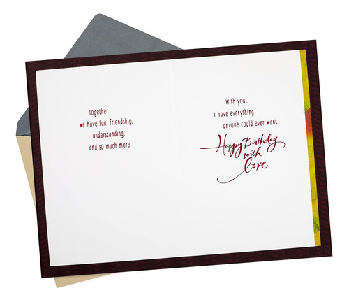 Tarjeta De Cumpleaños Esposo O Novio (hombre Que Amo)