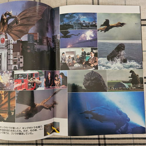 Godzilla Vs King Ghidorah, Brochure Panfleto Cine (Usado)