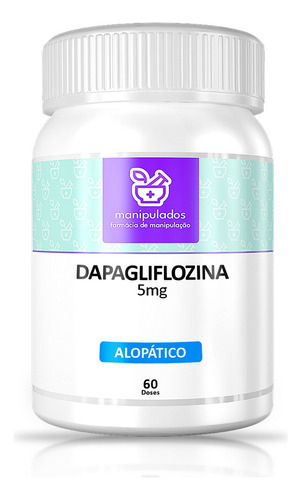 Dapagliflozina 5mg 60 Cápsulas Suplemento Alimentar Unidade Sabor Sem Sabor