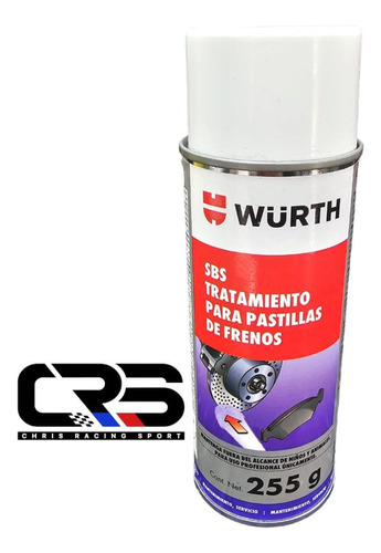 Tratamiento Para Pastillas De Frenos 255 Gr Marca Wurth