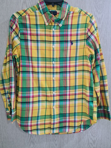 Camisa Niño Polo Ralph Lauren Talla 14-16 Años Amarilla0