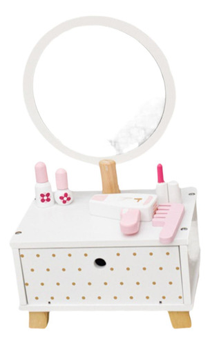 Juego De Tocador De Madera Para Niños, Tocador De