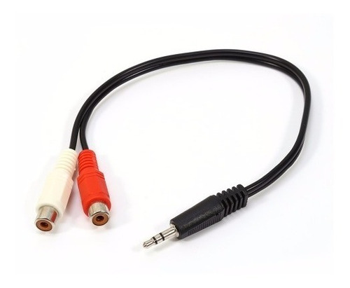 Cable Audio Jack 3.5 A 2 Rca Hembra