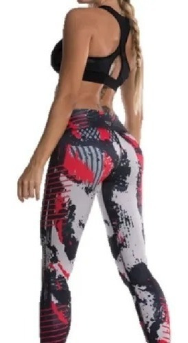 3 Leggins Deportivo Colombiano Malla Gym Yoga Economico