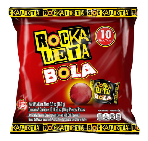 Sonrics Rockaleta Bola, Caramelo Mexicano, 11.46 Libras (paq