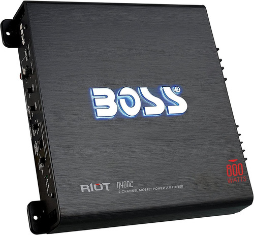 Boss Amplificador 800 Watts 2 Canales Ultra Compacto