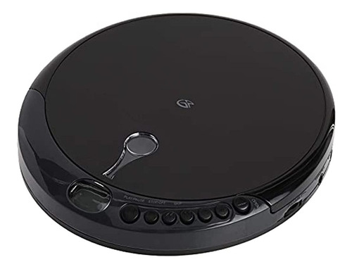 Imagen 1 de 3 de Discmans Portátil Con Auriculares Estéreo, Color Negro