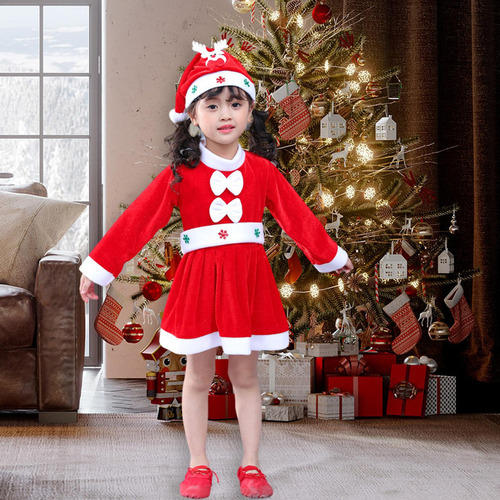 Traje De Papá Noel Para Niños, Conjunto De Ropa De Navidad