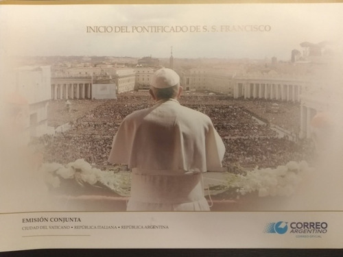 Set De 8 Estampillas Del Papa Francisco - Correo Argentino 