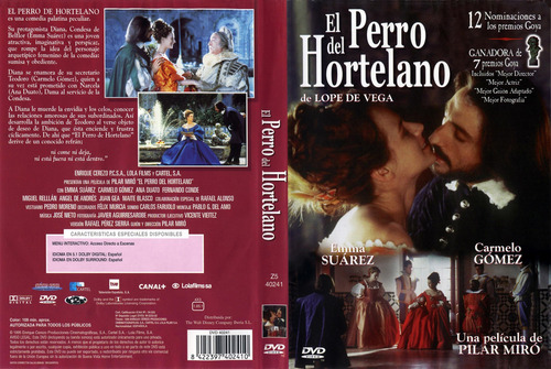 El Perro Del Hortelano - Pilar Miro - Lope De Vega Dvd