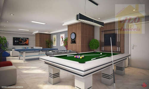Apartamento Com 2 Dormitórios À Venda, 53 M² Por R$ 248.400,00 - Vila Guilhermina - Praia Grande/sp - Ap3645