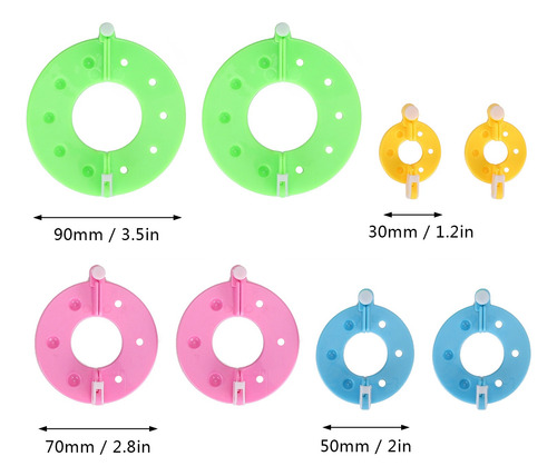 Kits Para Hacer Pompones, Tejer Bolas De Pelusa, Hilo De Lan