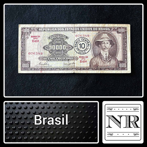 Brasil - 10000 / 10 Cruzeiros Novos - Año 1967 - P #190
