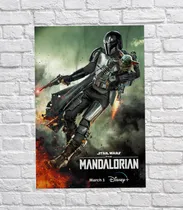 Comprar Posters Cine The Mandalorian Star Wars Lona Peliculas 120x80