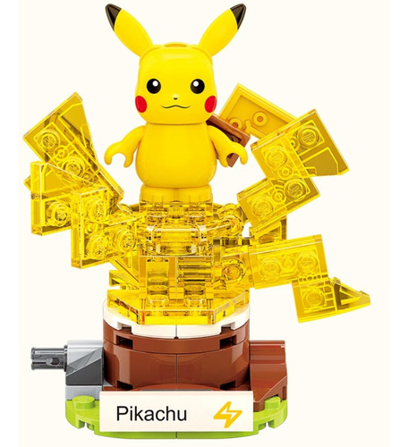 Rompecabezas 3d Bloques Pokémon Go Pikachu Pokèbola Alcancìa
